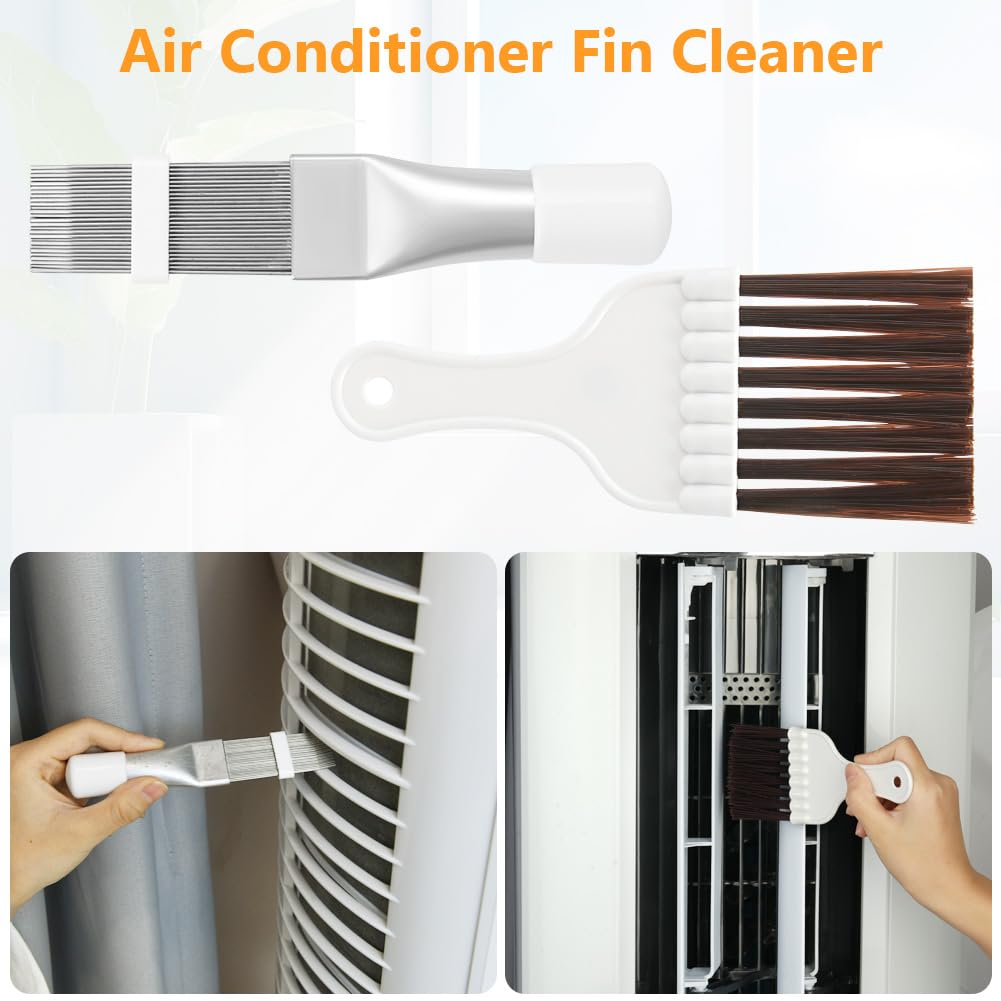 3 Pcs Brosse De Nettoyage Pour Climatiseur Kit Climatisation Outils La