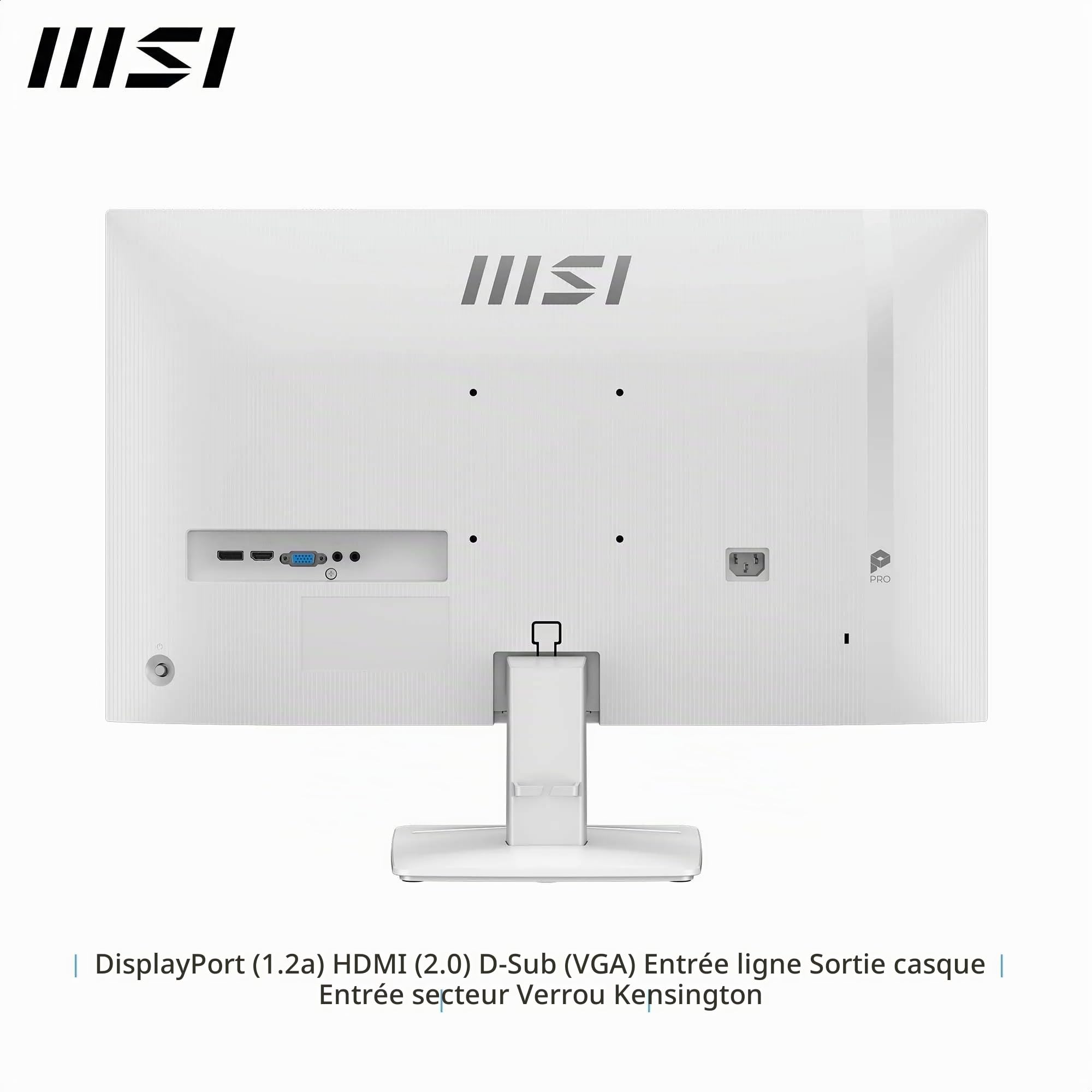 MSI Pro MP275W E2 Écran Professionnel 27" FHD