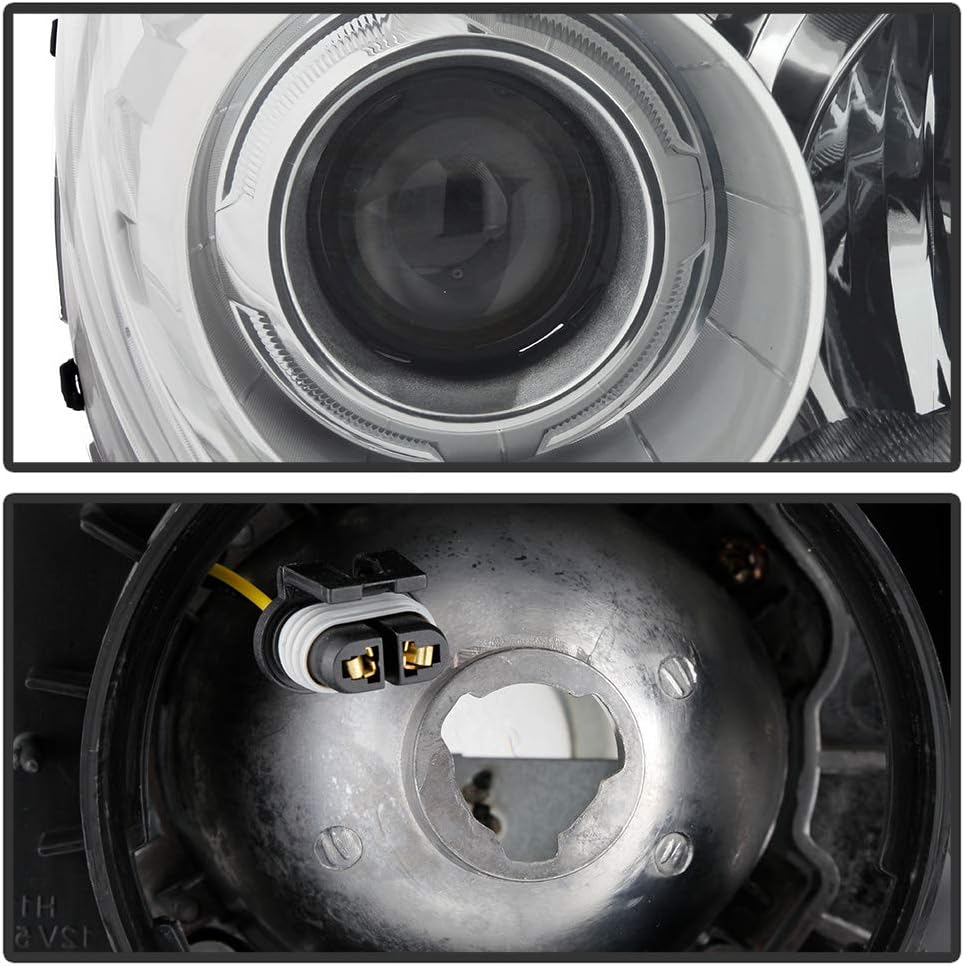 ACANII - For [Halogen Model] 2010-2015 Chevy Equinox Projector Headlights Headlamps Assembly Replacement Set Left+Right
