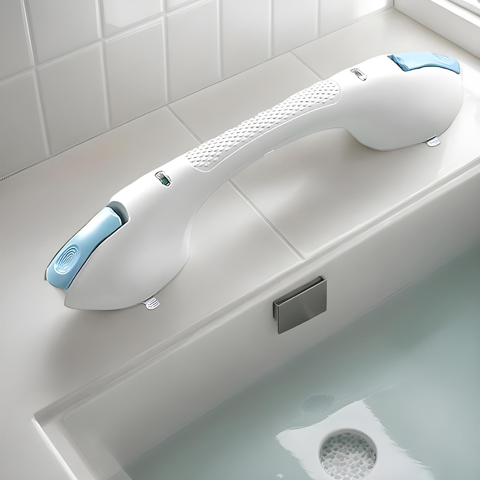 Maniglioni per vasche da Bagno e docce - Maniglia per a Antiscivolo con sa - Ausili per Il Bagno per Il Supporto della Vita Quotidiana, Assistenza ospedaliera, Riabilitazione, accessibilità
