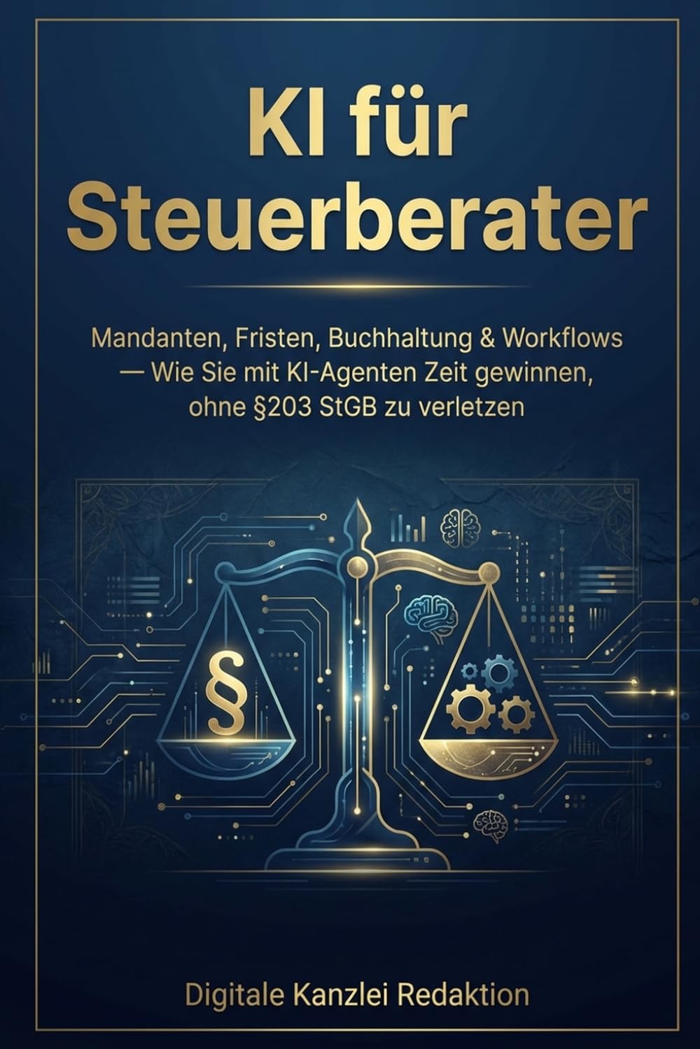 KI für Steuerberater: Der Praxisratgeber für die moderne Kanzlei: Mandanten, Fristen, Buchhaltung & Workflows — Wie Sie mit KI-Agenten Zeit gewinnen, ohne §203 StGB zu verletzen