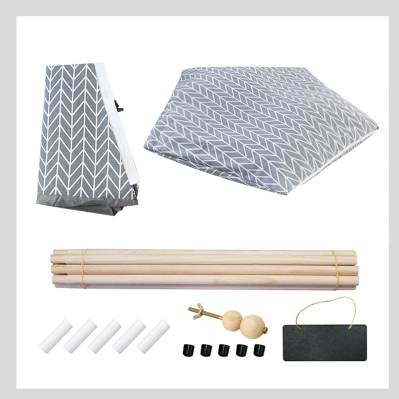 Chien Tipi À L'intérieur des Maisons pour Chiens pour Les Petits Chiens Chiots Tipi De Coussin Noir De Coussin Facile À Déplacer des Animaux De Compagnie Tente De Chien Lavable pour Chien