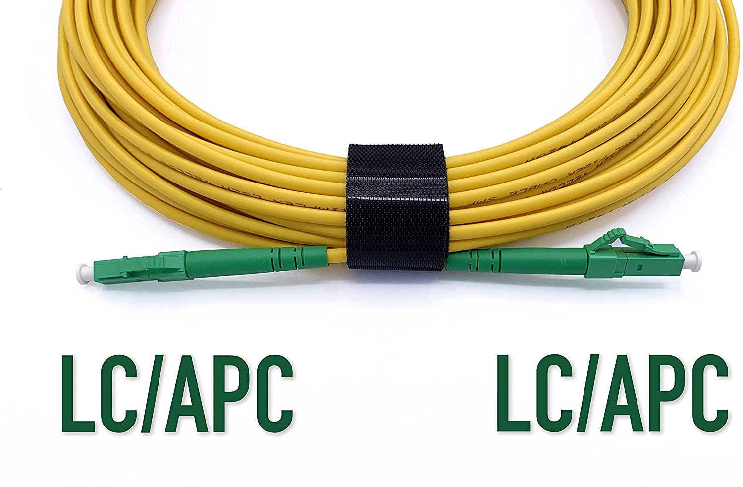 Elfcam® - 100m LWL Glasfaserkabel LC/APC auf LC/APC Stecker – Bild 3