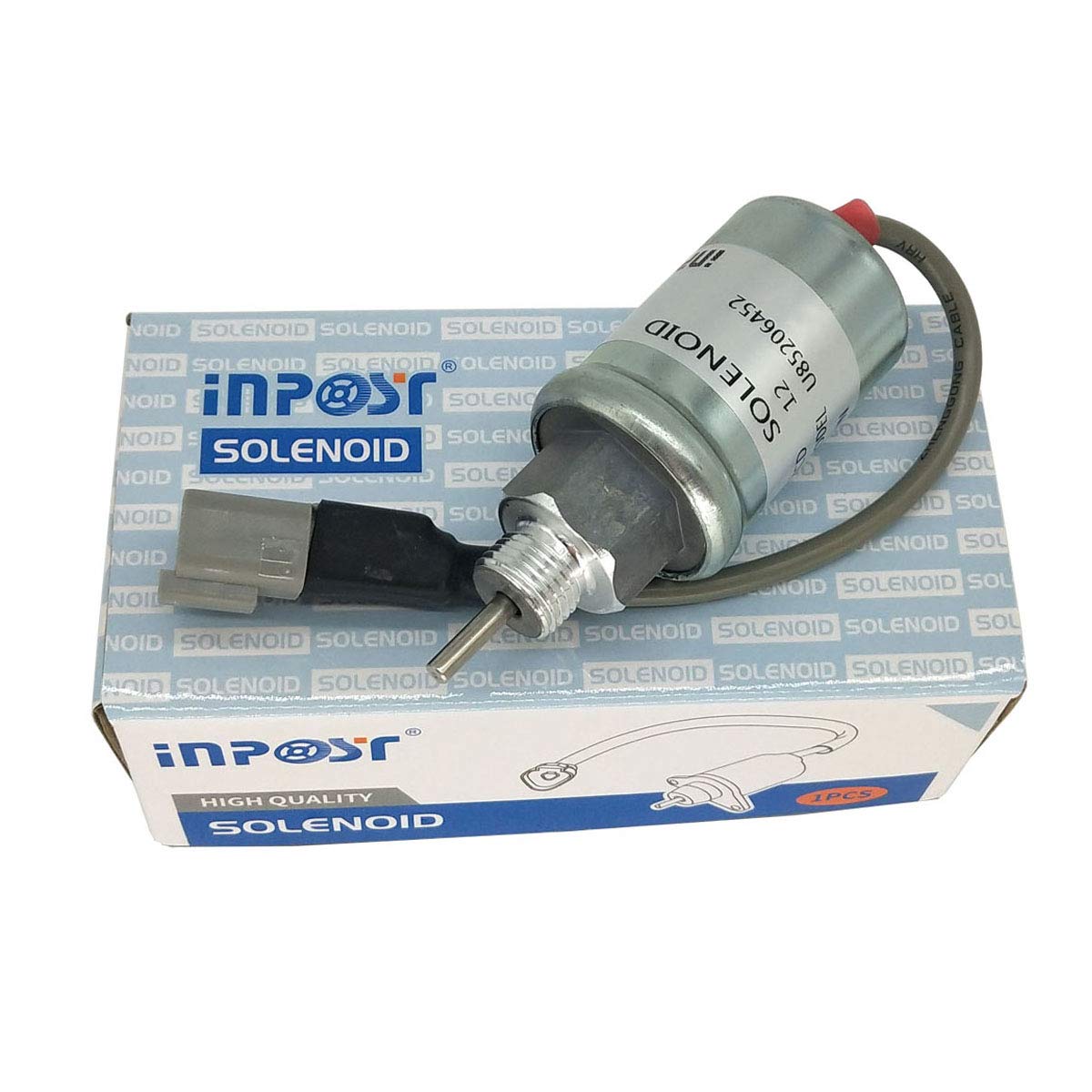 U85206451 - Solenoide de parada de 12 V para Perkins 402D 403D 404D 404C 403C U85206452 U85206450 185206452 185206450 185206192