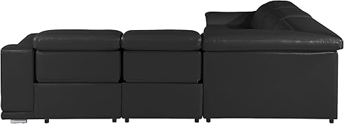 Miniatura 5 de Sofá modular Venice de 5 piezas con 3 reclinables eléctricos, cuenta con reposacabezas ajustable, soporte lumbar, estación de carga USB e