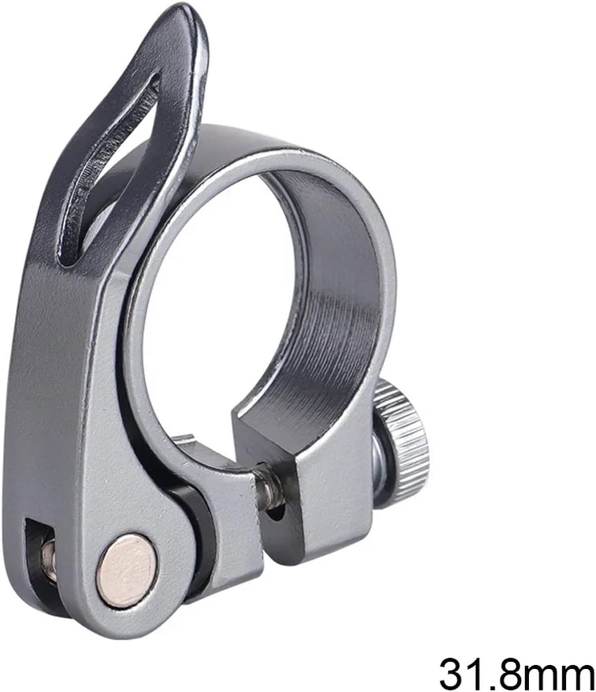 10pcs Super Light Bicycle Seat Post Clamp Alloy Saddle For Mountain Bike Seatpost(Titanium,31.8mm)