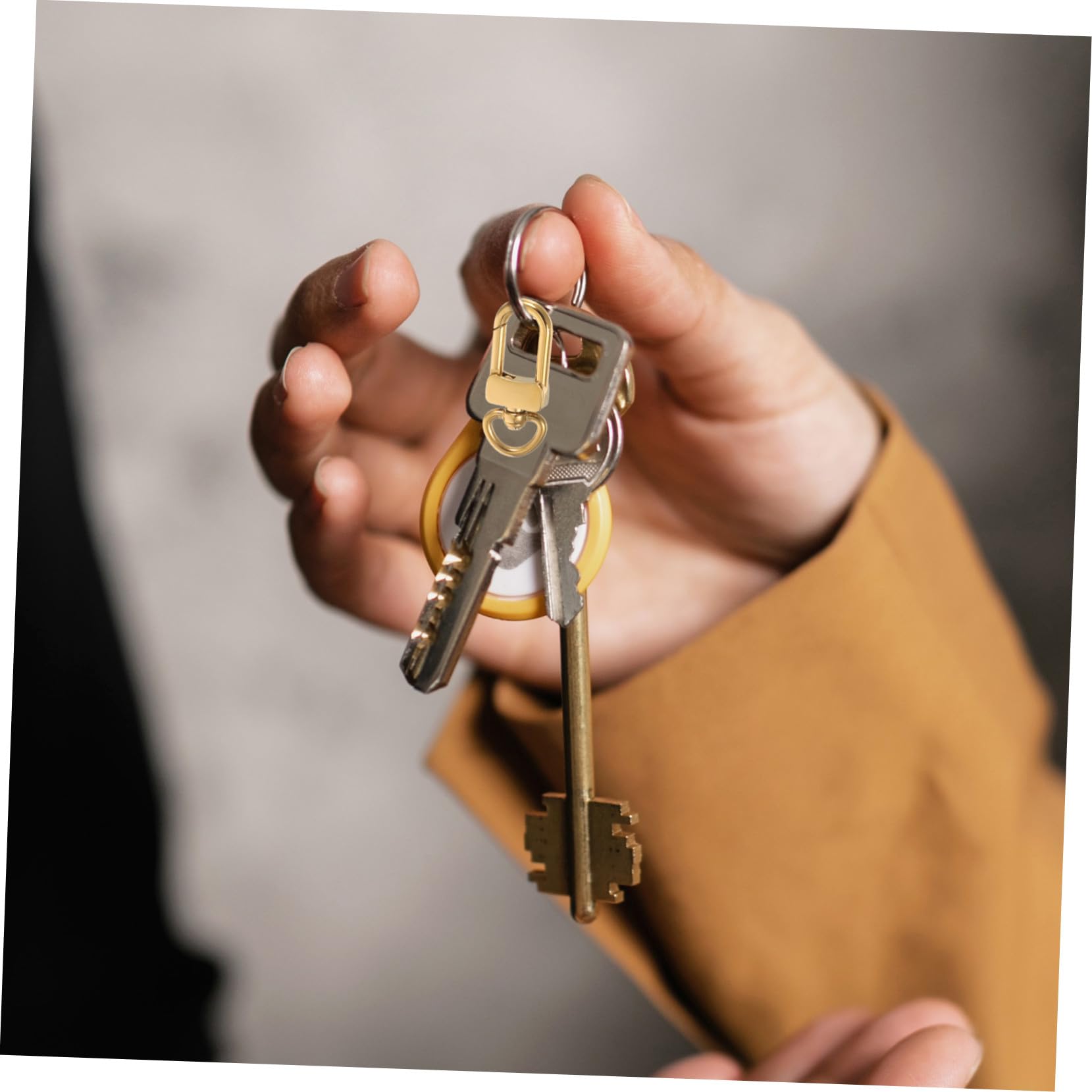 10 Piezas Ganchos Giratorios Inoxidable Clips de con Mecanismo Rápido Ganchos para Llaveros Fabricación de Joyas Accesorios para Bolsas Resistentes y Antióxido