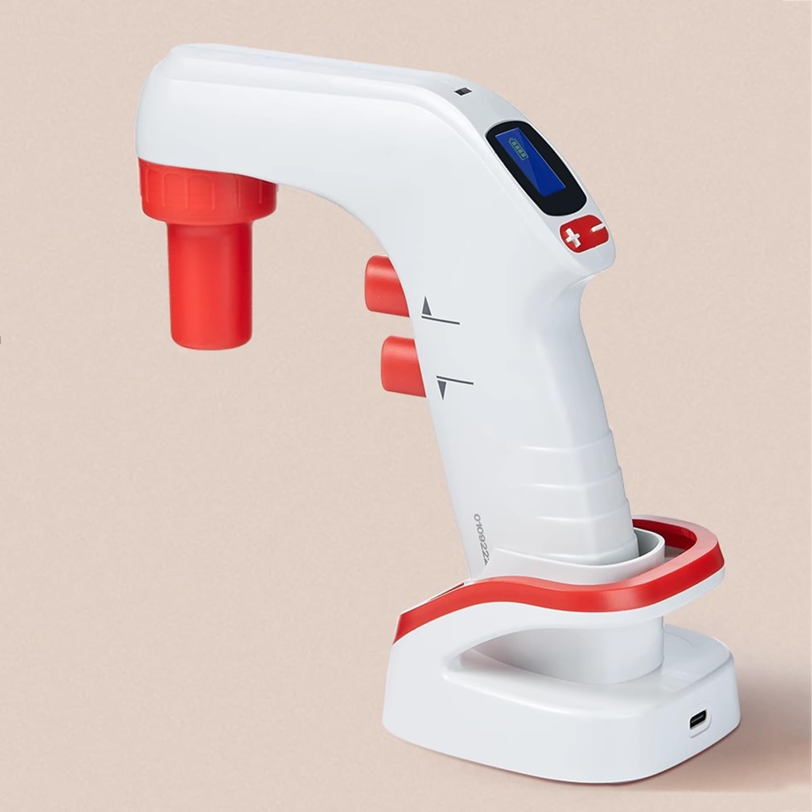 Pipettatore Elettronico da Laboratorio, Riempitore Automatico di Pipette con Supporto, capacità da 0,1 a 100 Ml, 6 velocità Regolabili, Doppia modalità di Drenaggio, Ricaricabile