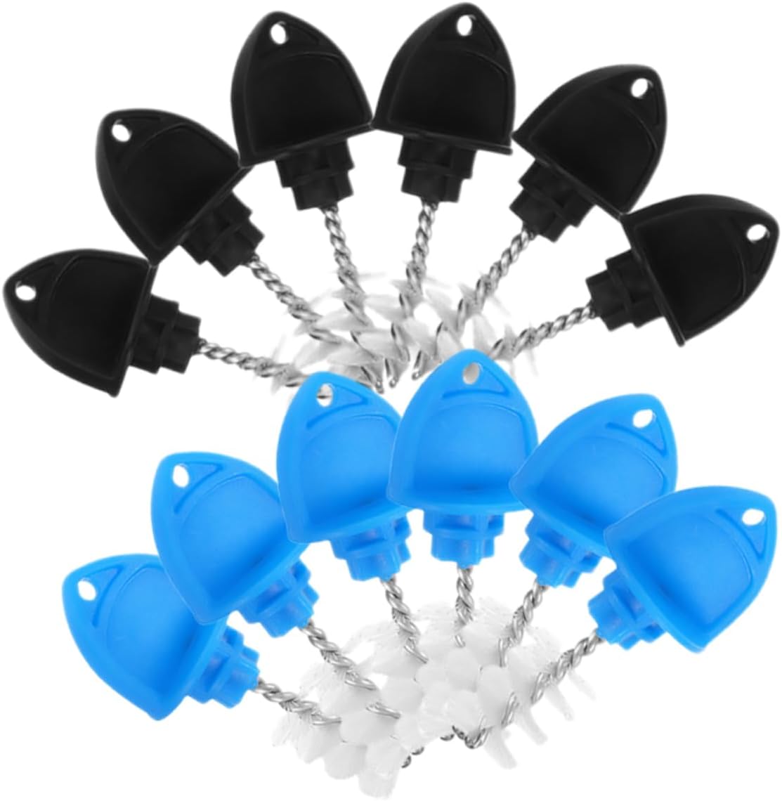 OUNONA 12pcs Beer Faucet Brush Keg Tap Cleaner Draft Stopper Brush Spigot Cap Cleaning Draft Beer Tap Plugs Home Brew Accessories
