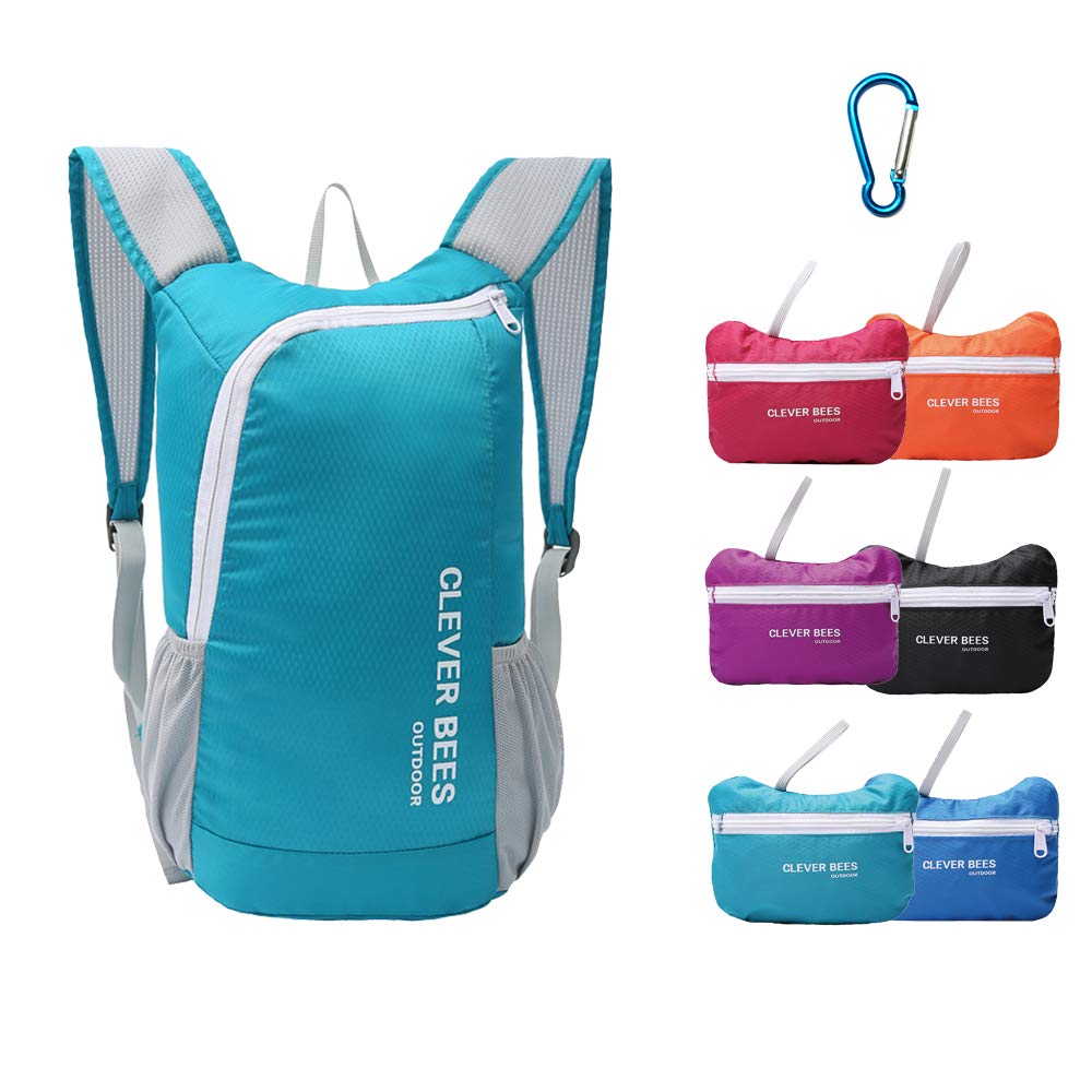 mountopLightweight Water Resistant Foldable Backpack for Hiking Travel Riding