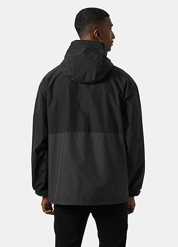 【BAON】[unisex] Tincho Glossy String Hood Anorak Tooe Men's Fairy Grunge Windbreaker Jackets Cyber Punk Acubi