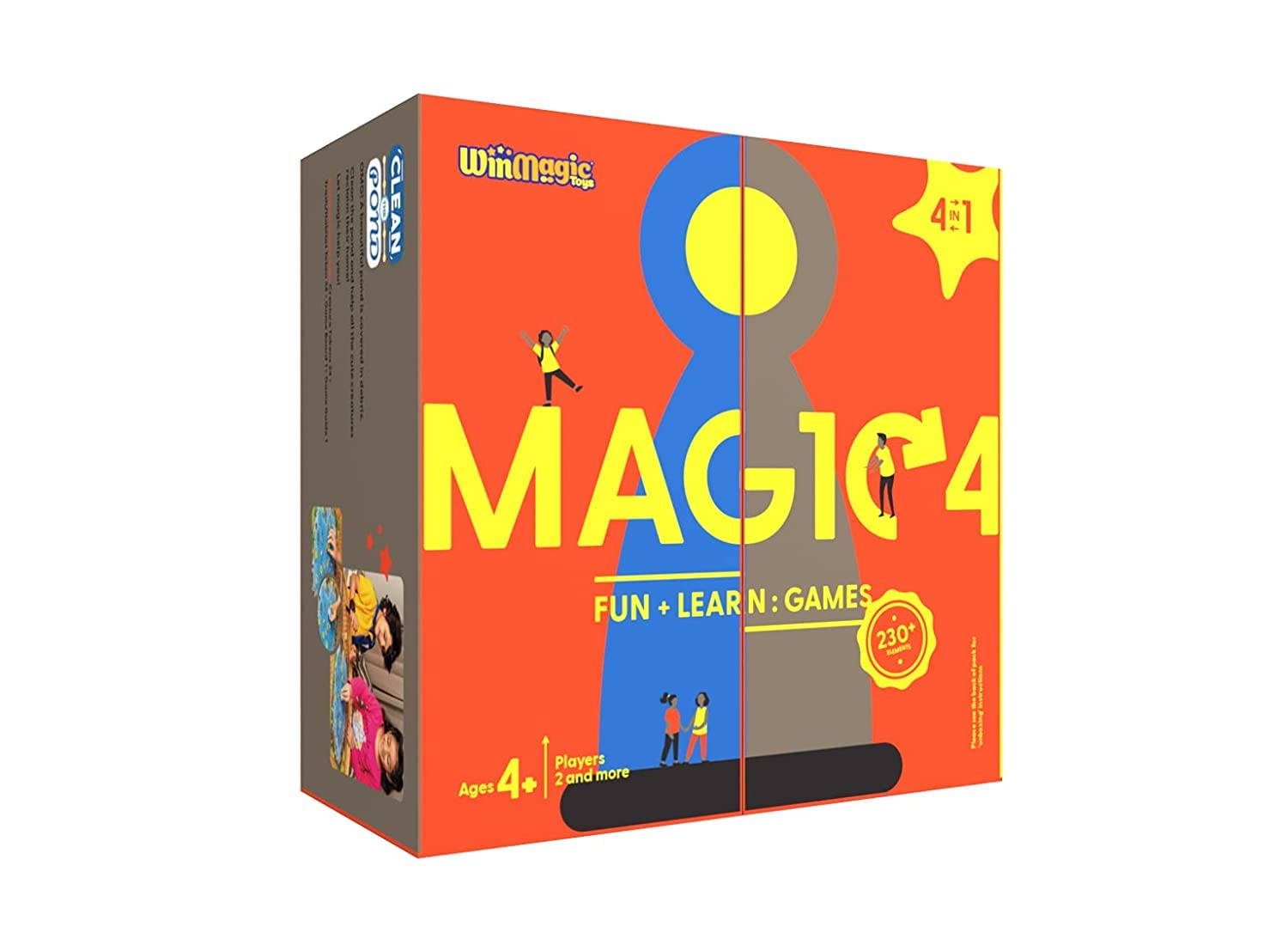 Magic4 Games Fun and Learn, 4 in 1 Games, Board Game for Boys & Girls 4 Years and Above, Multicolor (M4100001), Action (B09CD9GRDM) Amazon Price History, Amazon Price Tracker