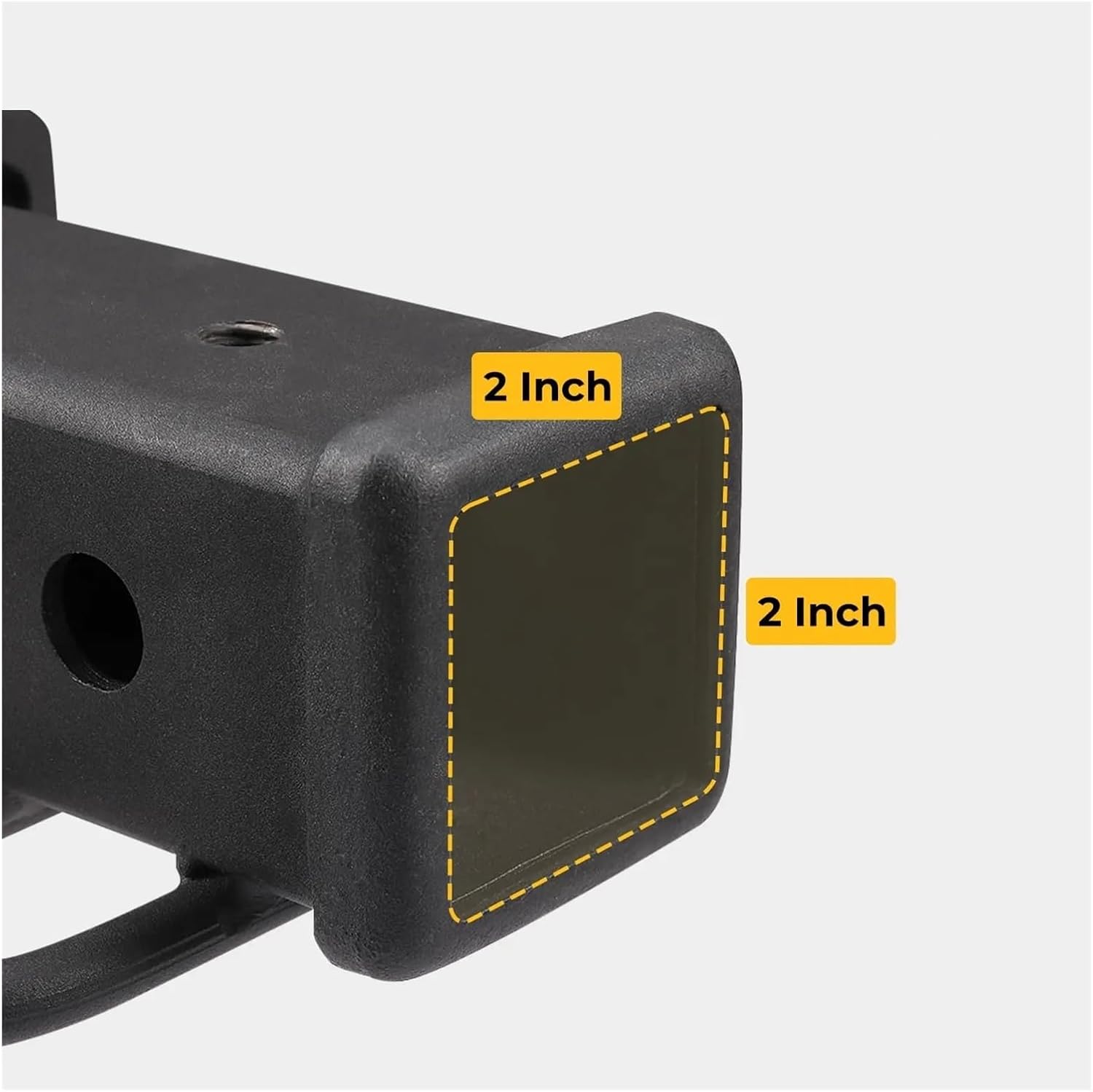Dedicated 2 Inch Trailer Tow Hitch Cover Plug Caps Rubber Fit for Ford Ranger F-250 Car Accessories Easy Install
