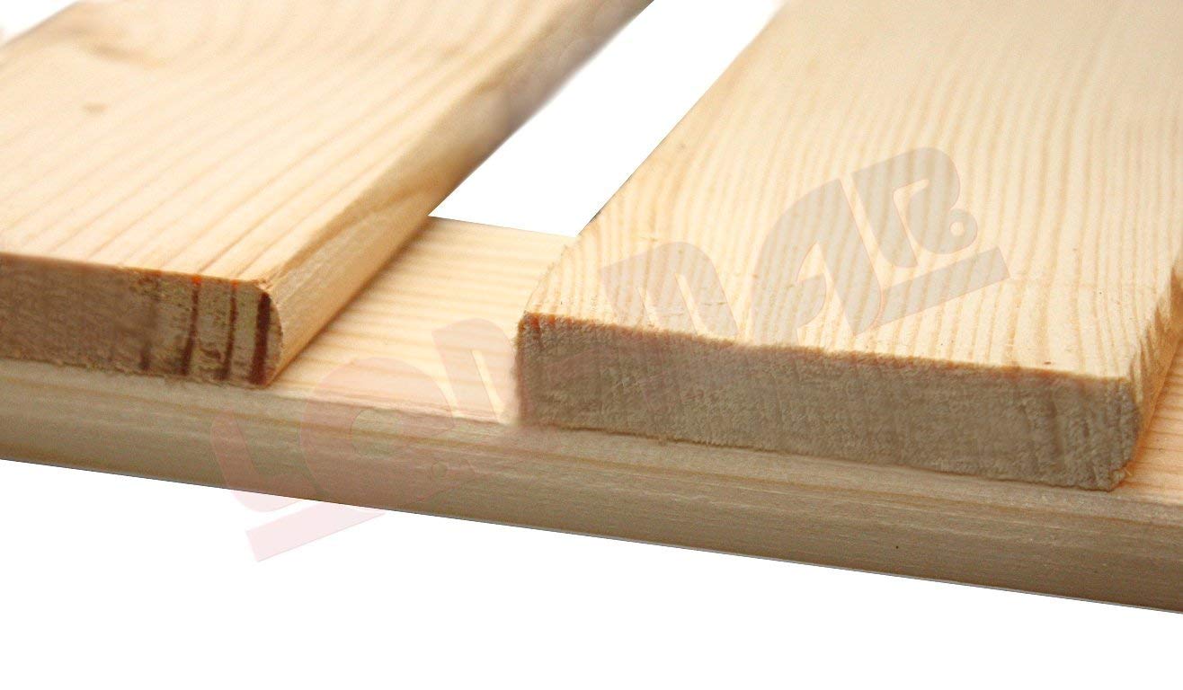 Scaffale in legno massiccio B-24, 5 ripiani, 170 x 80 x 40 cm