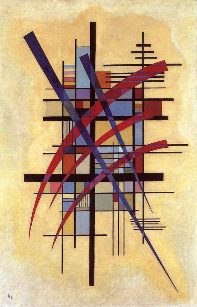 Sign with Accompaniment - Wassily Kandinsky -1927 by Wassily Kandinsky, 12x8"(A4) Poster Print