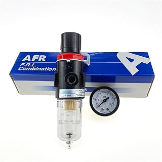 Afr-2000 1/4 Pneumatic Filters AFR2000 Filter for Air Compressor Moisture Separator Pressure Regulator Oil Water separators Unit(AFR-2000 w PC8)