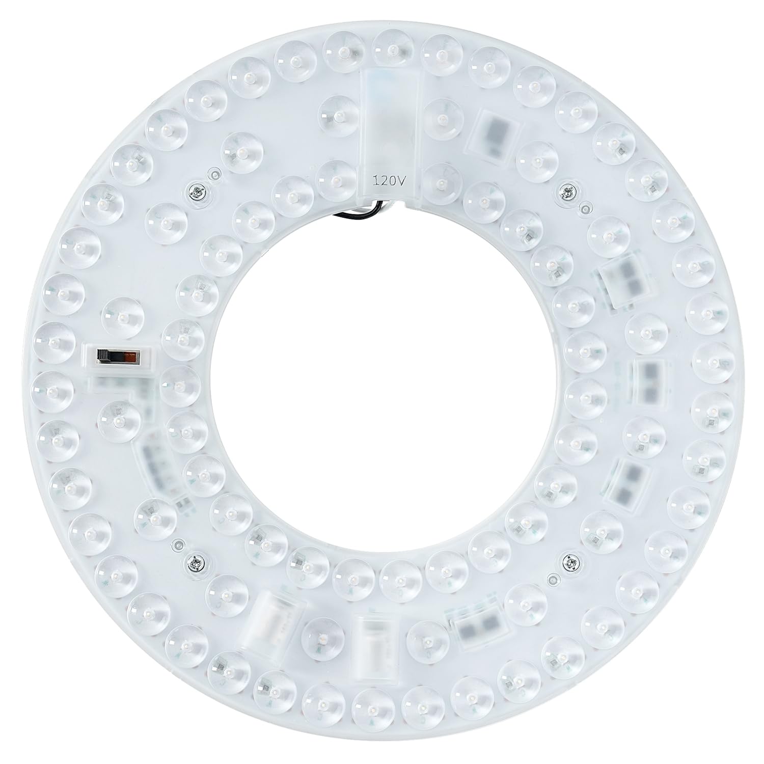 Kit de actualización de luz LED para ventilador de techo, 9.25 pulgadas, 32W, 5CCT con interruptor de palanca 3000K/4000K/4500K/5000K/6000K, 3840LM, 120V, CRI90, certificación ETL (1)