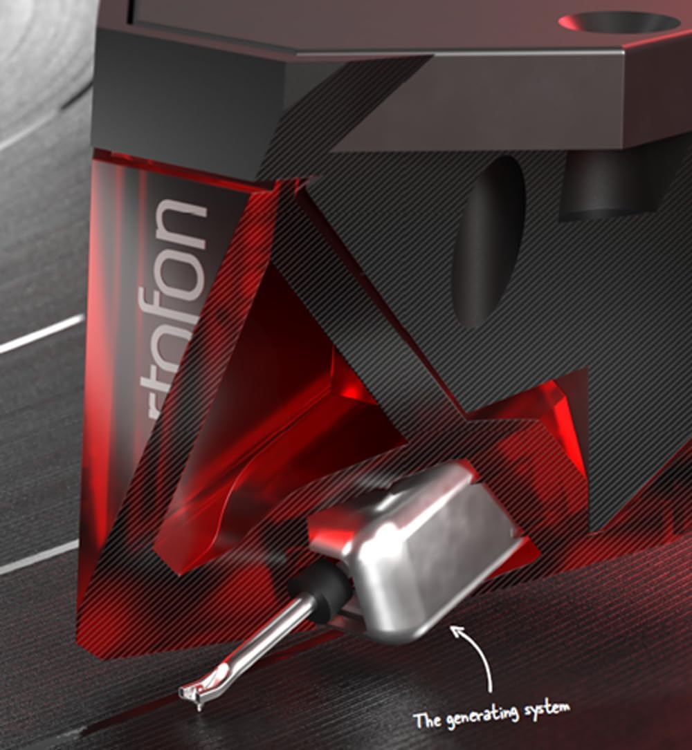 Ortofon 2M Red Premounted 2M Red Pickup Mounted on SH-4 Black Headshell