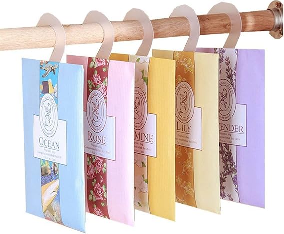 ZHENGHAO Sachets parfumés parfumés Sacs Set avec Suspension Convient