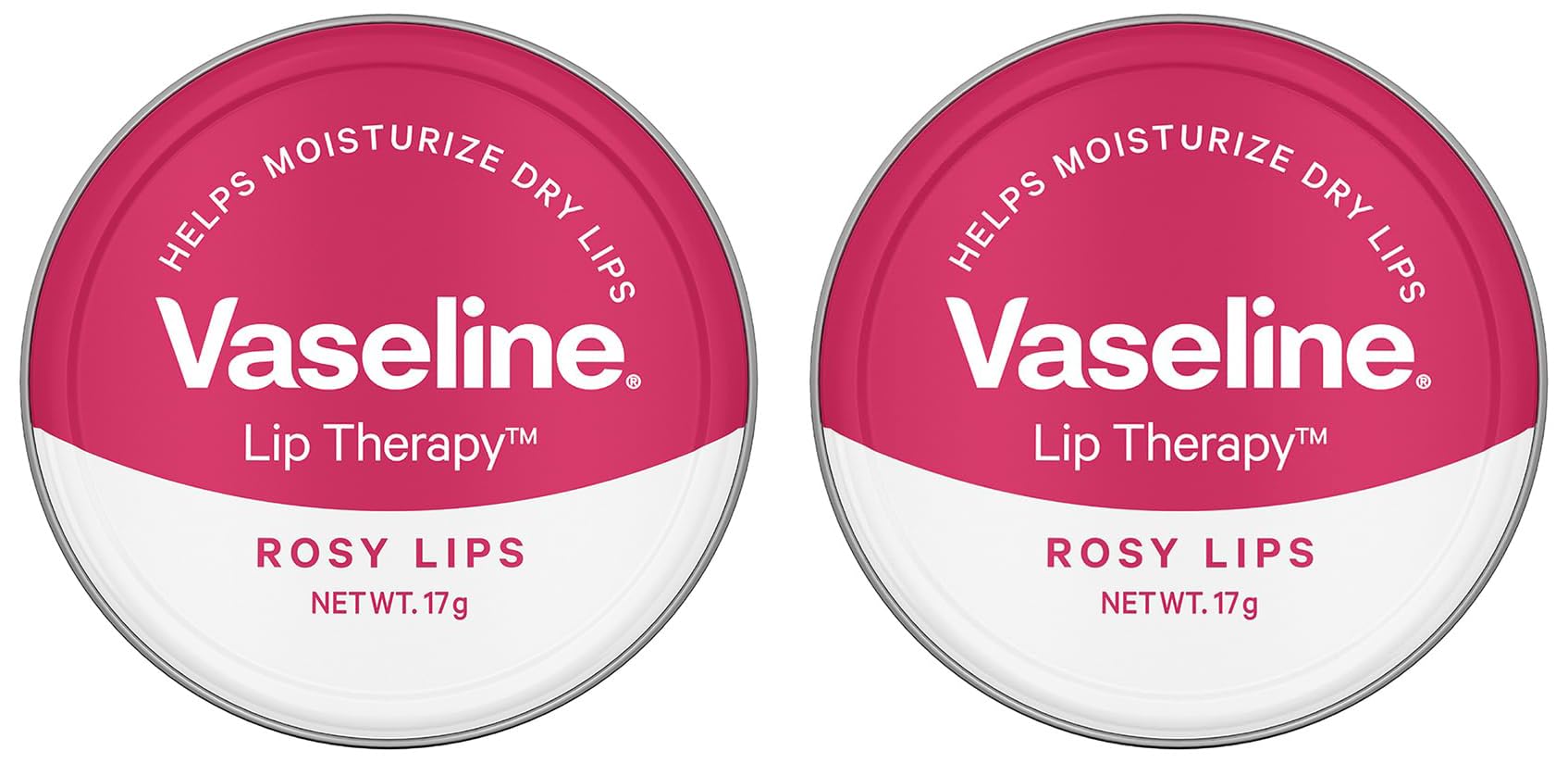 Vaseline Lip Tins Rosy Lips, 17 g | Provides Hydration, Sheer Pink Tint & Glossy Shine (Pack of 2)-picture-30