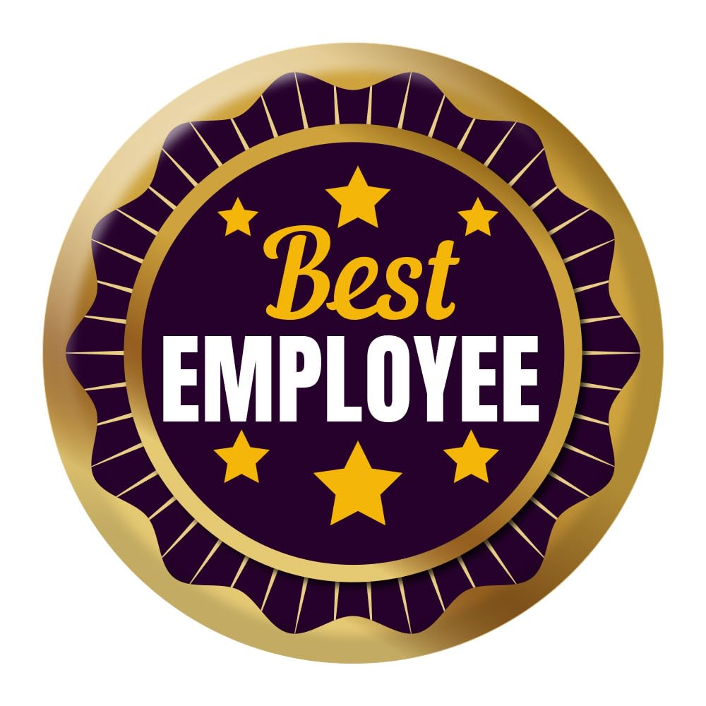 Employee Appreciation Pin Badges 58mm (Best Employee, 1) (B0DGM8CFWD) Amazon Price History, Amazon Price Tracker