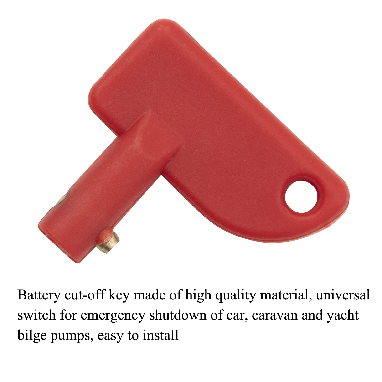 4 chiavi di ricambio per interruttore di scollegamento della batteria per barche da 12 V 24 V Interruttore batteria,caravan,yacht modificato