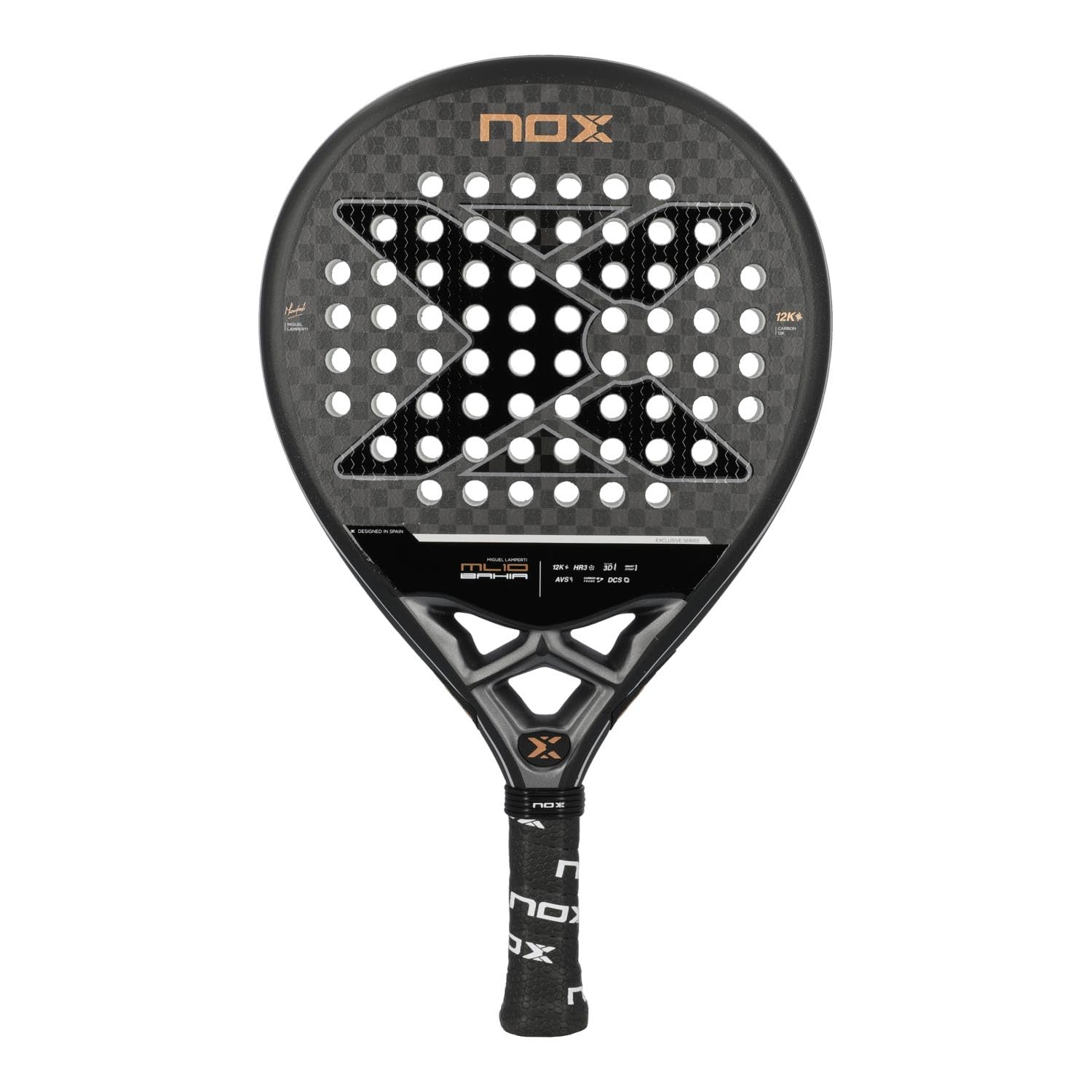 NOX Miguel Lamperti ML10 Bahia Luxury Series 12K Teardrop Padel