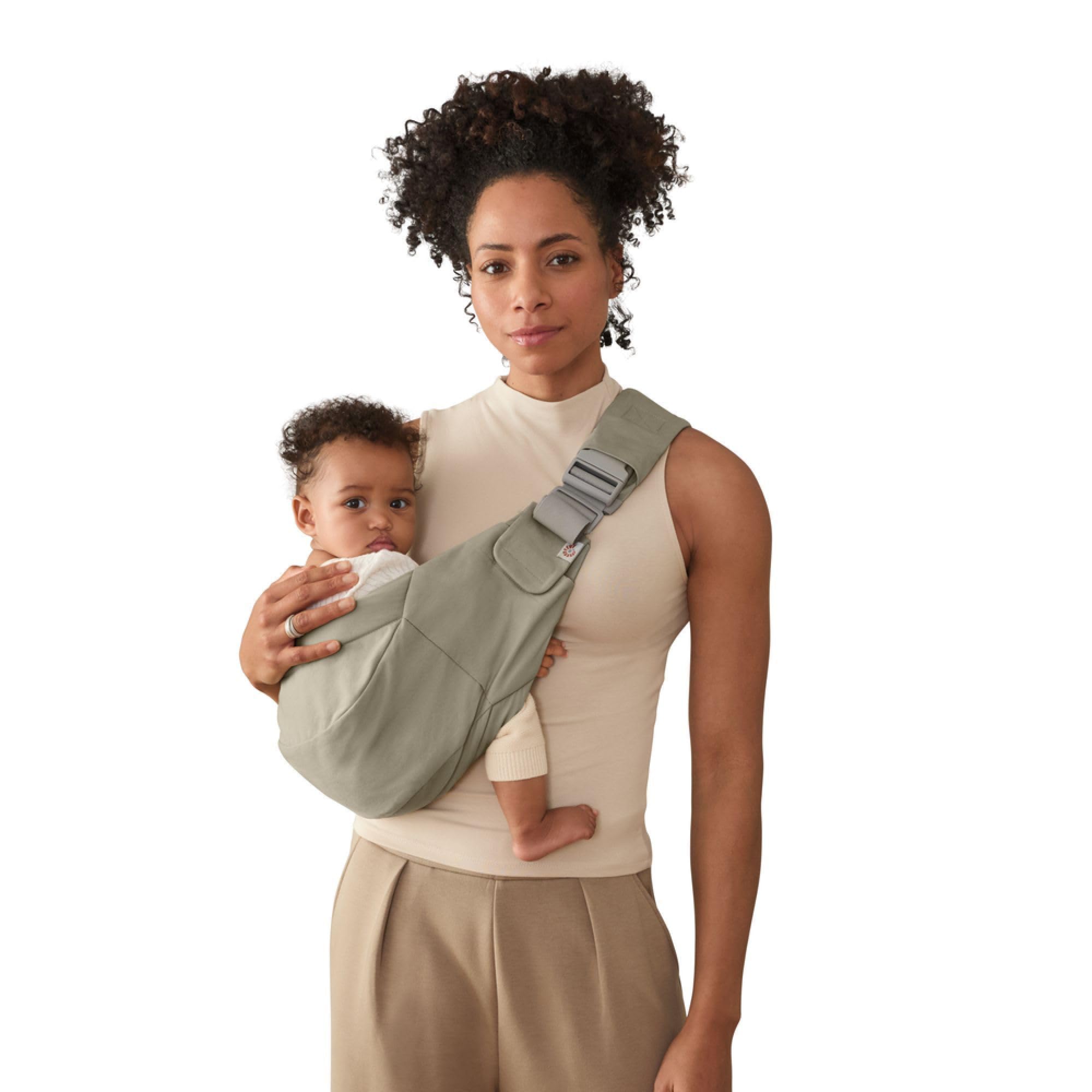Ergobaby Upsie Sling Porte-hanches ergonomique bébés 6 mois 7,7-20,4 kg olive douce