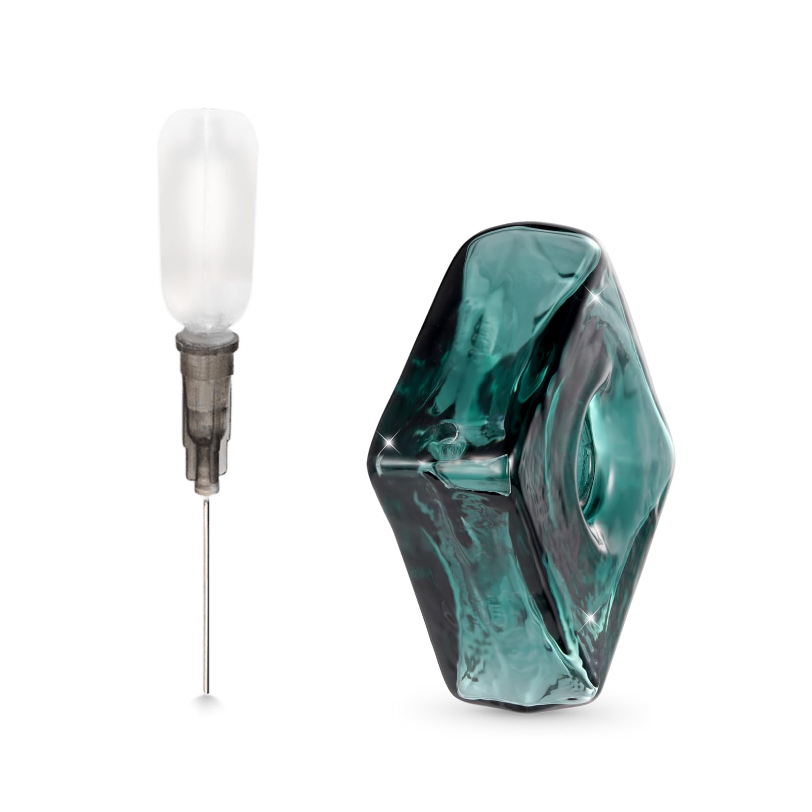 GNOCE Verde Scuro oli Essenziali Profumo Diffusore Charm Quadrato, Charms di Vetro di Murano per Donne Ragazze Moglie Fglia a Penzoloni, San Valentino, Regalo di Gioielli per la Festa Della Mamma