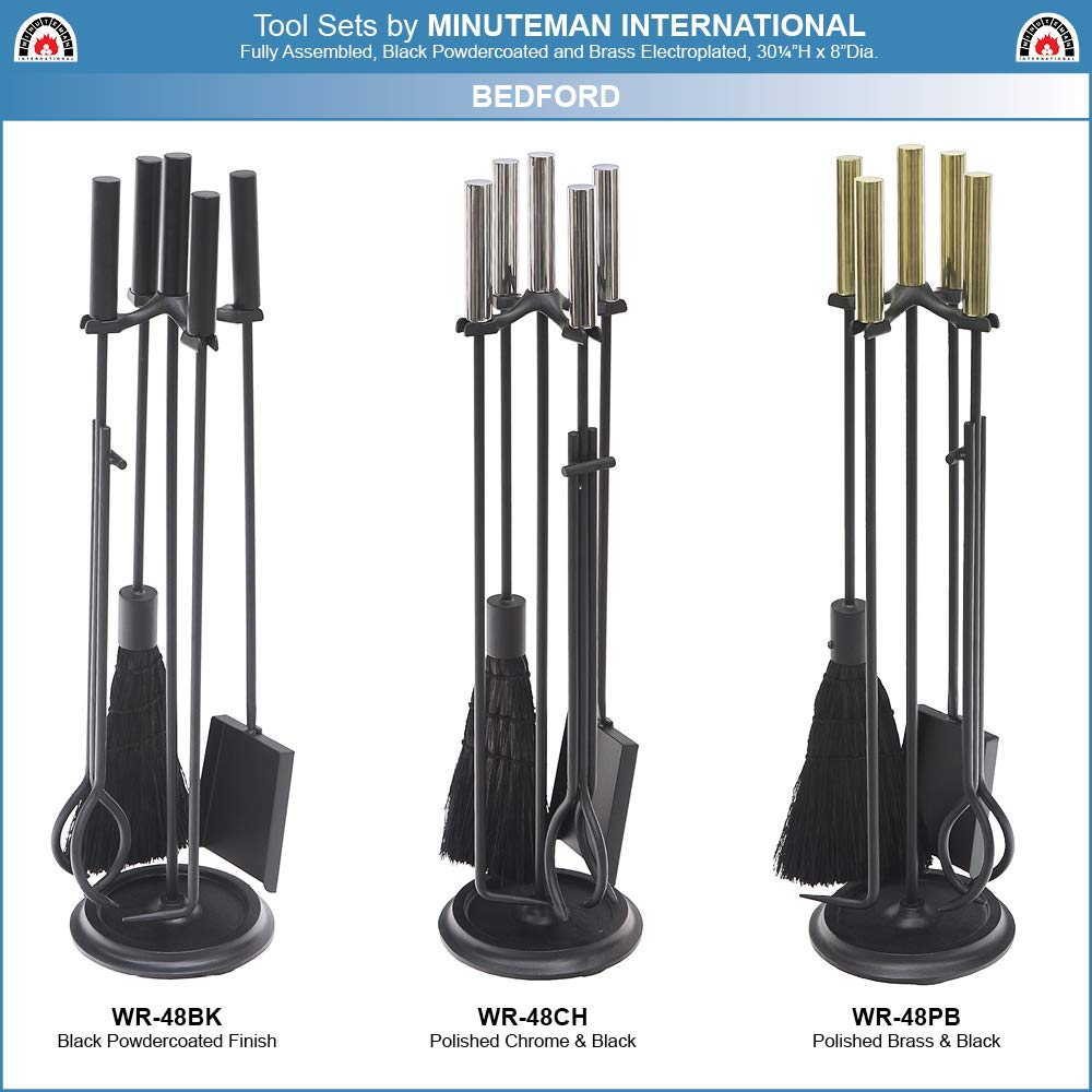 調理器具 mabutinaman2QT Amazon.com: Minuteman International Fireplace Tool Set, All Black