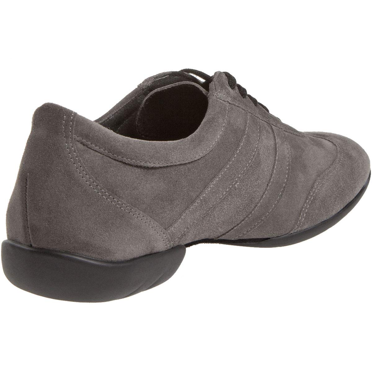 Diamant Uomini Dance Sneakers 133-325-009 - Scamosciata Grigio - Split Suola - Comfort (Wide) - Made in Germany