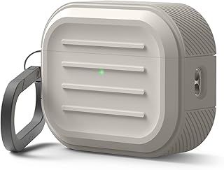 elago Armor Case Compatible with AirPods Pro 3 Case - Carabiner Included, Supports Wireless Charging, Shock Resistant, Ful...