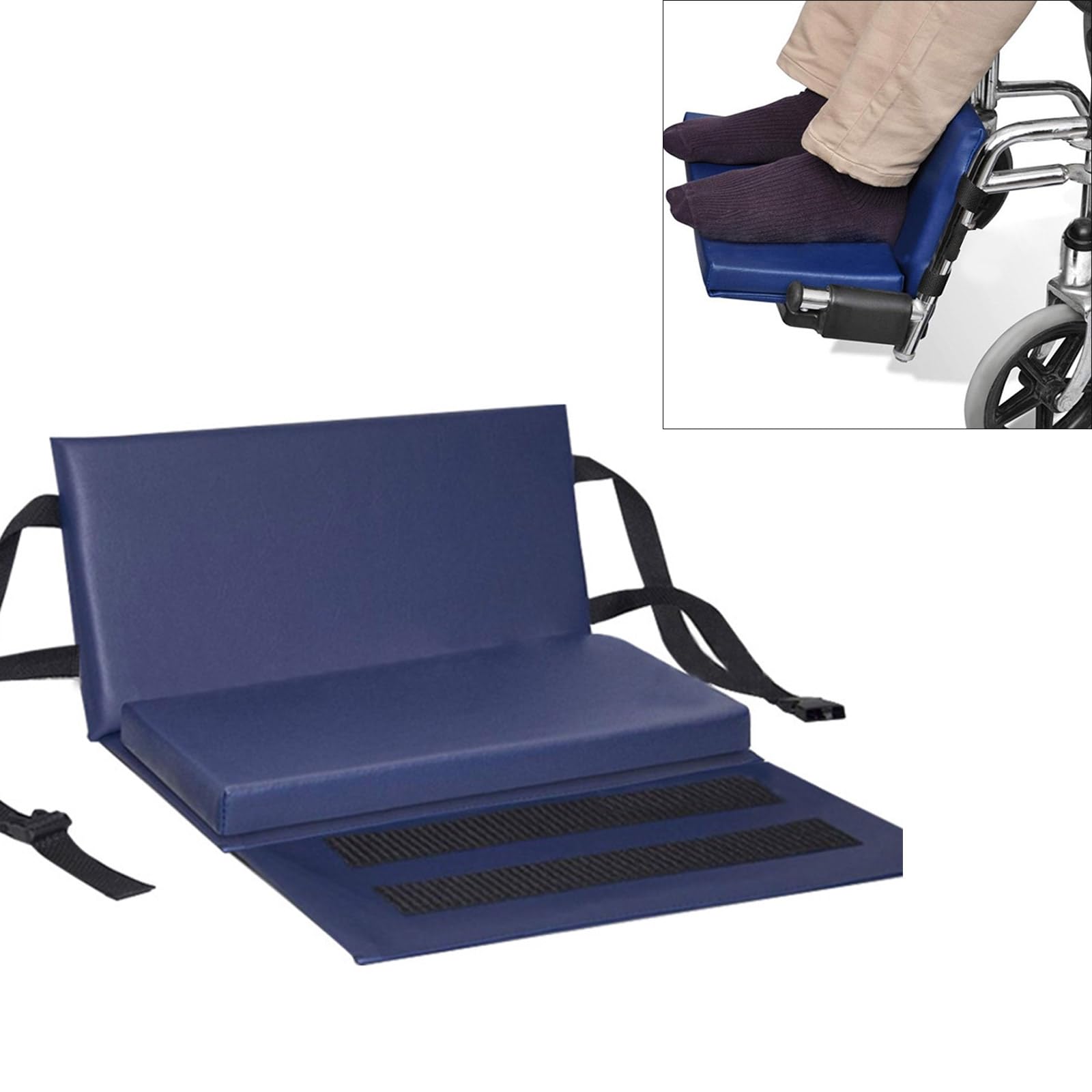 Reposapiés ergonómico para silla de ruedas con sustancia suave para facilitar los pies y estabilidad, reposapiés para silla de ruedas