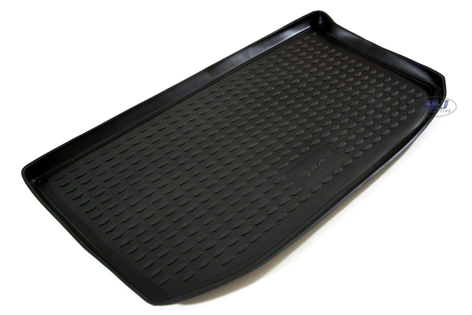 J&J AUTOMOTIVE Vasca Bagagliaio in TPE Gomma per Fiat Panda 2003-2012, Proteggi Baule con Bordo Alto 3-5 cm, Antiscivolo, Colore Nero, Premium