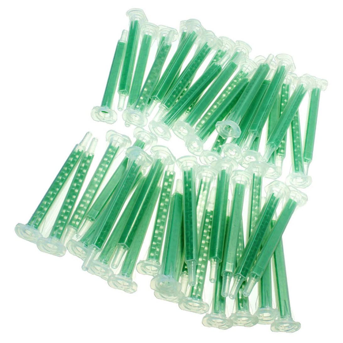 Buy Odoukey AB Glue Mixing Tubes, 50pcs 16 Mouth Section Static Epoxy Adhesive Mixing Nozzle