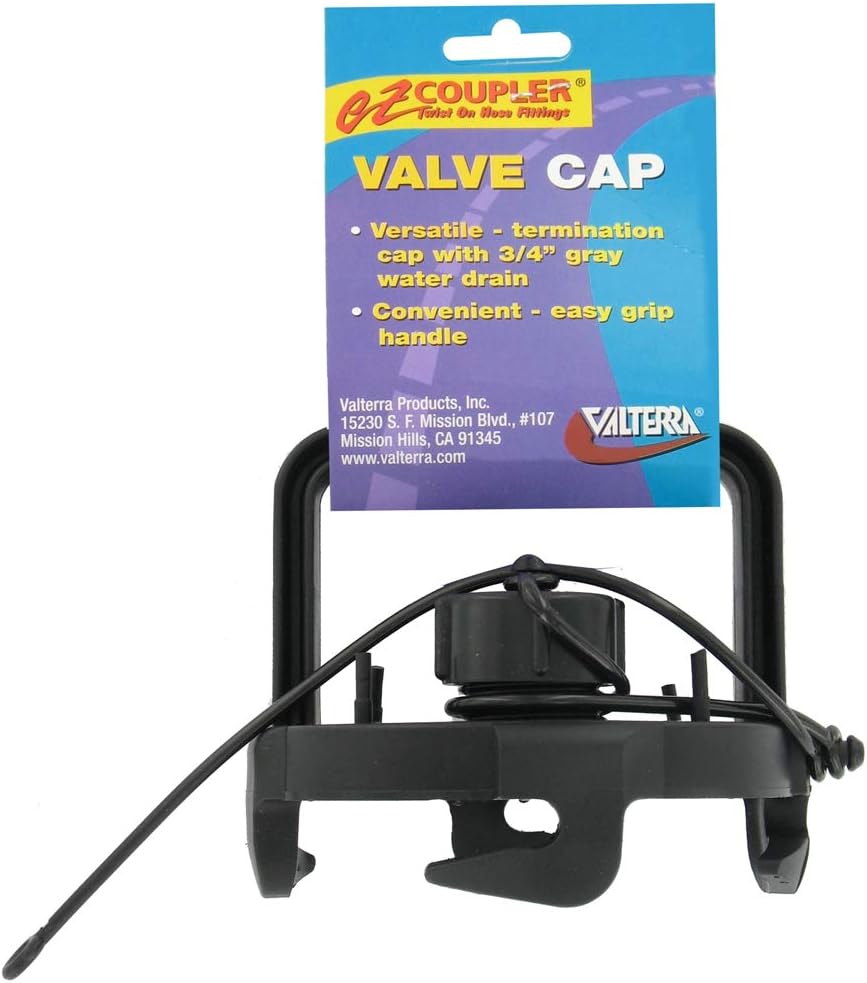 F02-3106BK Black Bulk EZ Coupler Valve Cap with Handle