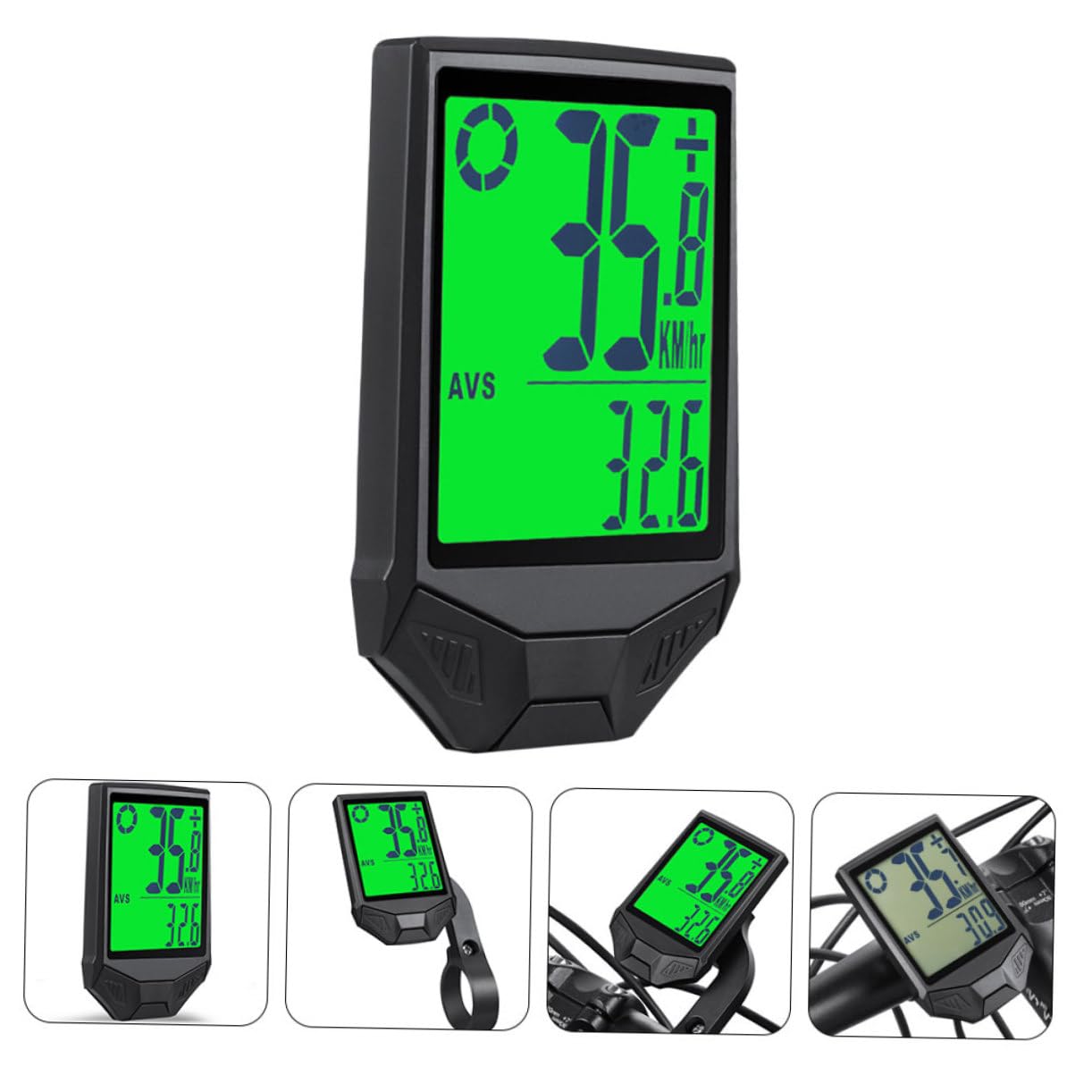 Cuentakilómetros para Bicicleta Inalámbrico Pantalla LCD