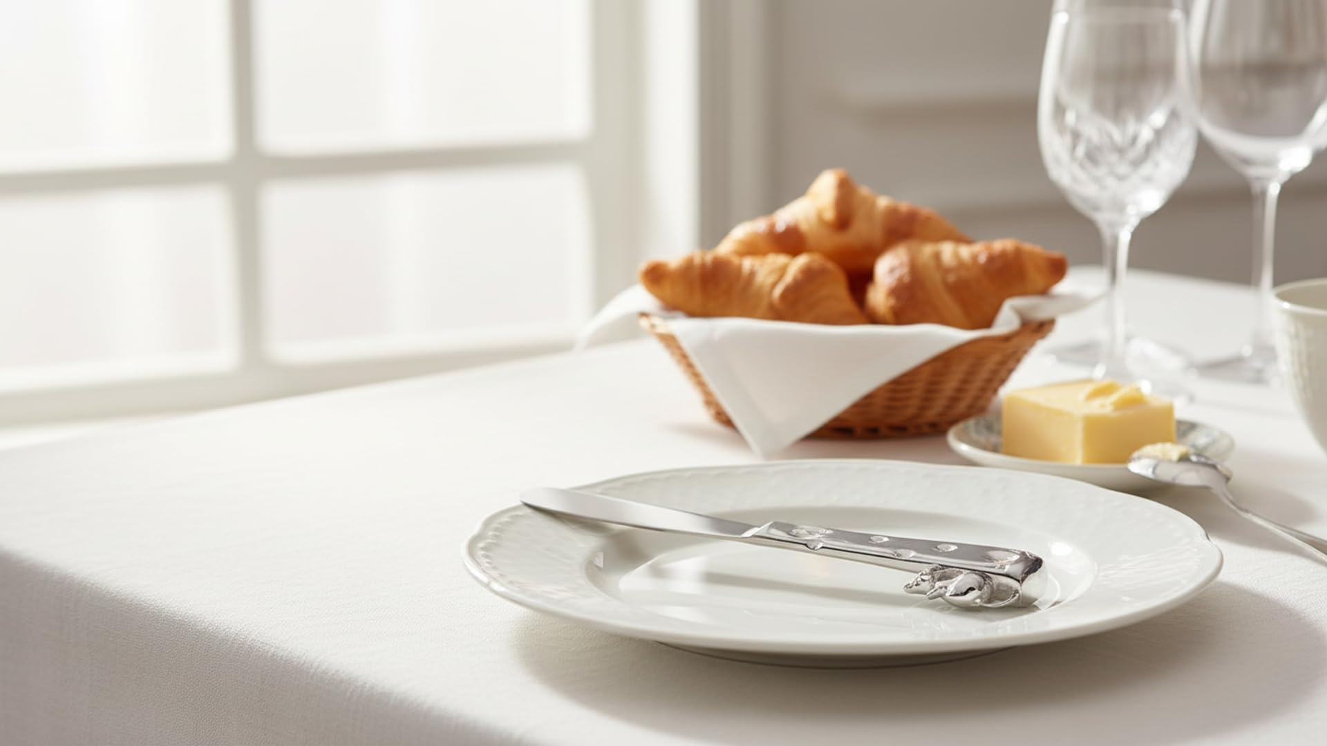 Buttermesser Set 6-teilig Versilbert – Maus & Käse Design – 14,5 cm – Streichmesser aus Versilbertem Edelstahl – Edel, Silber
