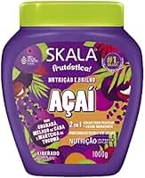 Creme de Tratamento Skala Açaí 1kg – Hidratação e Brilho, 2 em 1, Vegano, Liberado Low e No Poo