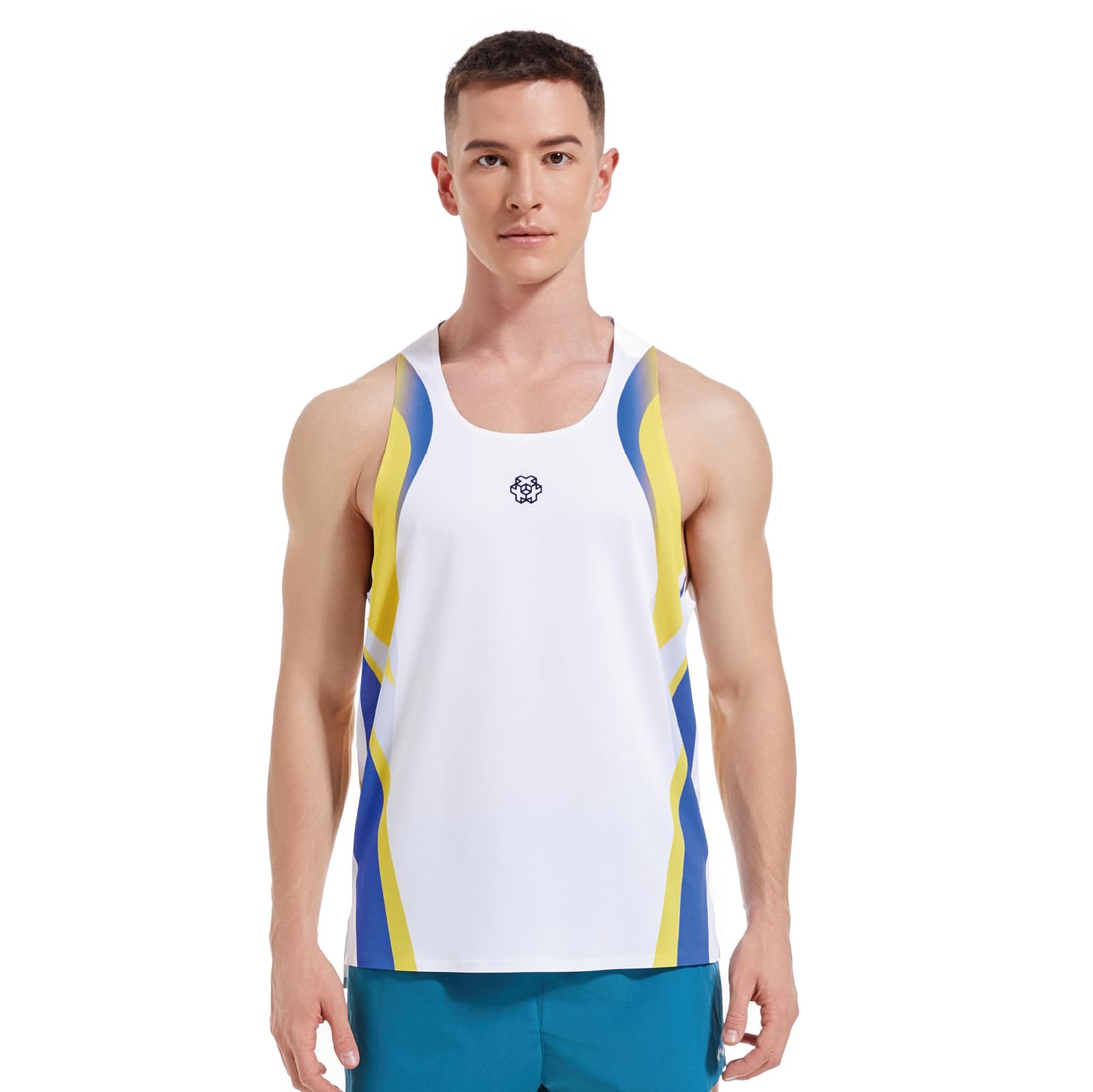 Sanken Seamless Marathon Tank Top Lightweight Running Singlet Shirt Dry Fit Workout Sleeveless T-Shirt