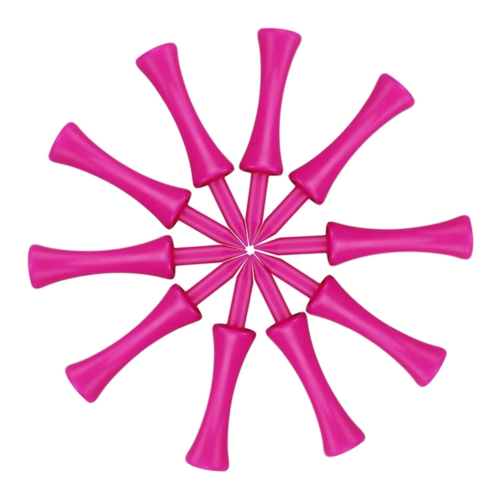 Golf Tee 50 Pcs Kunststoff Golf Tee Golf Tees Bunte for Alle Über Große Fahrer Hybriden Längere Distanz FüR Einen Idealen Abschlag