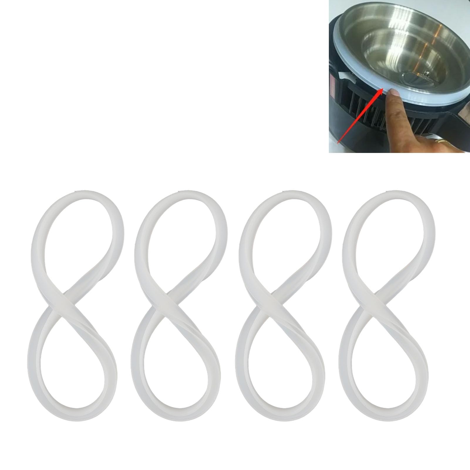 Per anello di tenuta per distillatore d'acqua anello in