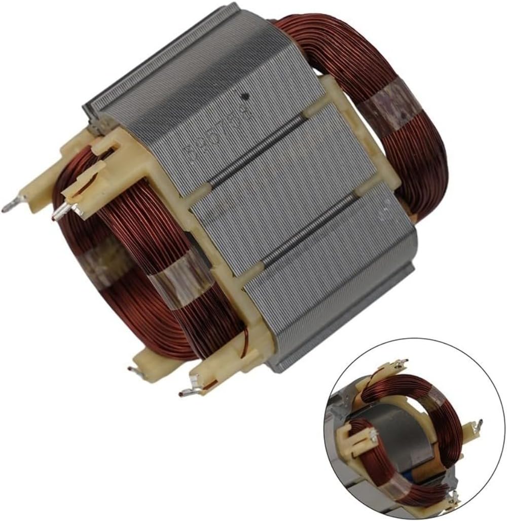 1 zestaw stojana i do wirnika, łopatki wirnika i łożyska szczotki węglowej, zestaw części zamiennych elektronarzędzi do HR4001C 513633-7 625758-6, stojan wirnika i zestaw szczotek węglowych
