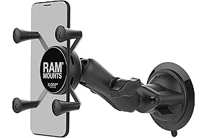 Ram Mount Phone Holder for Vehicle Windshields X-Grip RAP-B-166-UN7U