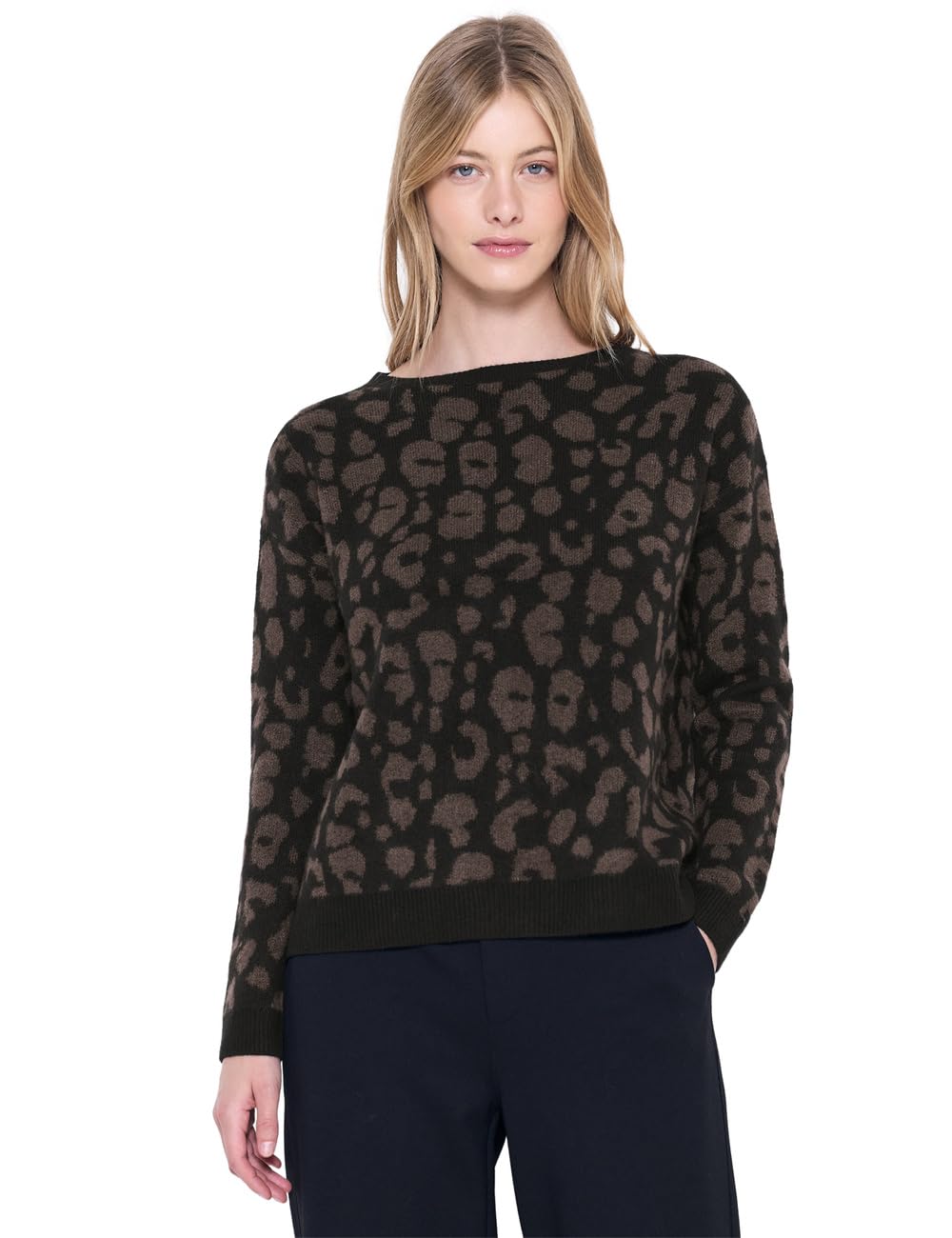 Street One Studio Cosy Leo Jumper Black 46