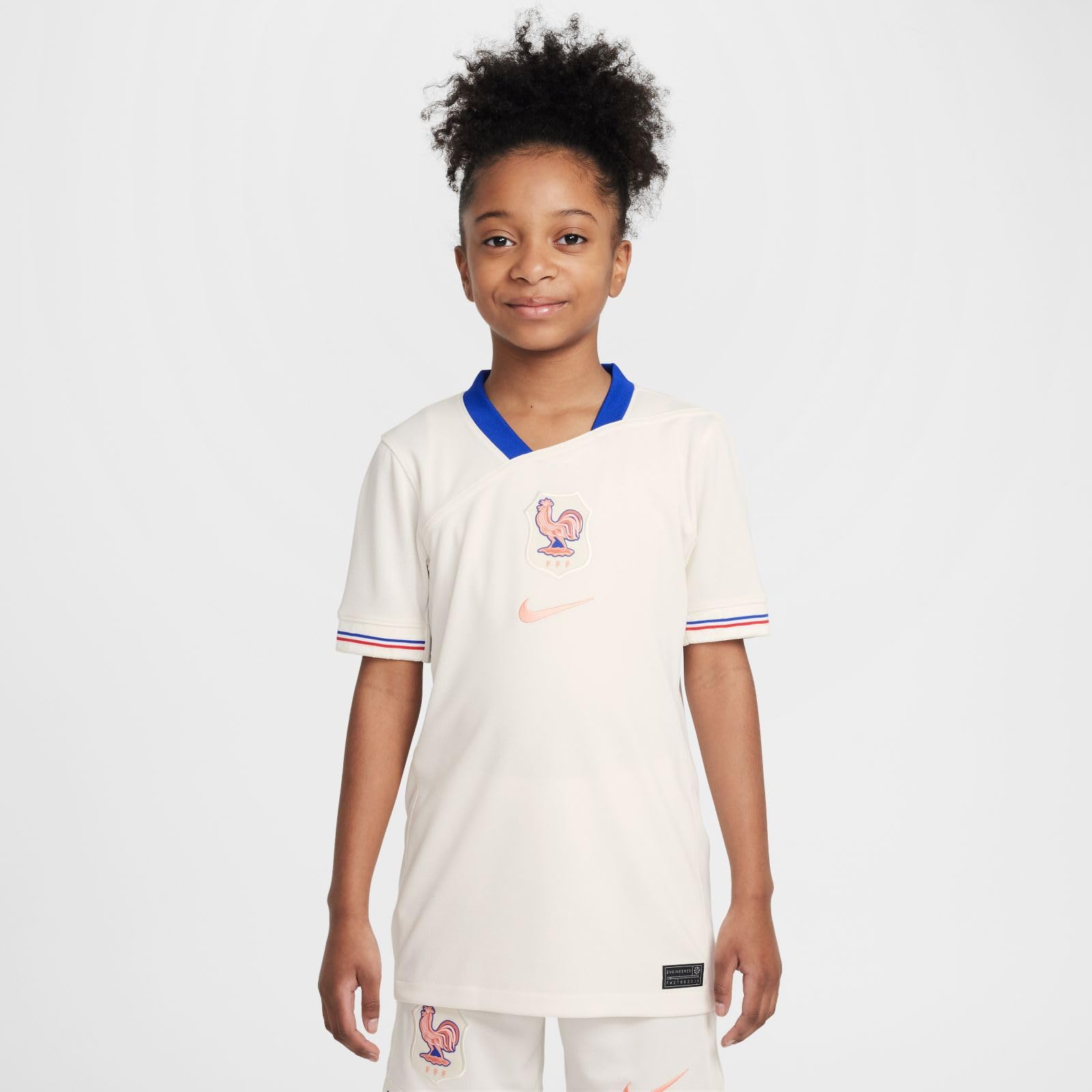 Nike FFF 2025 Stadium Extérieur (Équipe Féminine) Maillot de Foot Replica Nike Dri-fit pour Ado Réplique du Maillot de Football Mixte Enfant