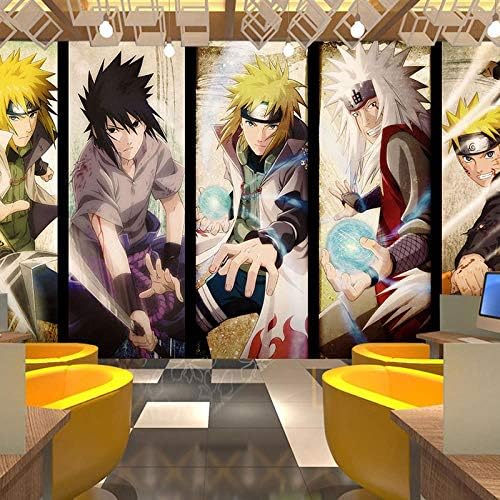 Amazon Rqwbh 3dナルト4世代日本アニメ粘着壁紙壁紙 壁画ポスター写真 子供部屋 寝室 リビングルーム オフィス 壁アート壁紙 5 X 290cm Wxh 11 Stripes Fdg55t565 壁紙