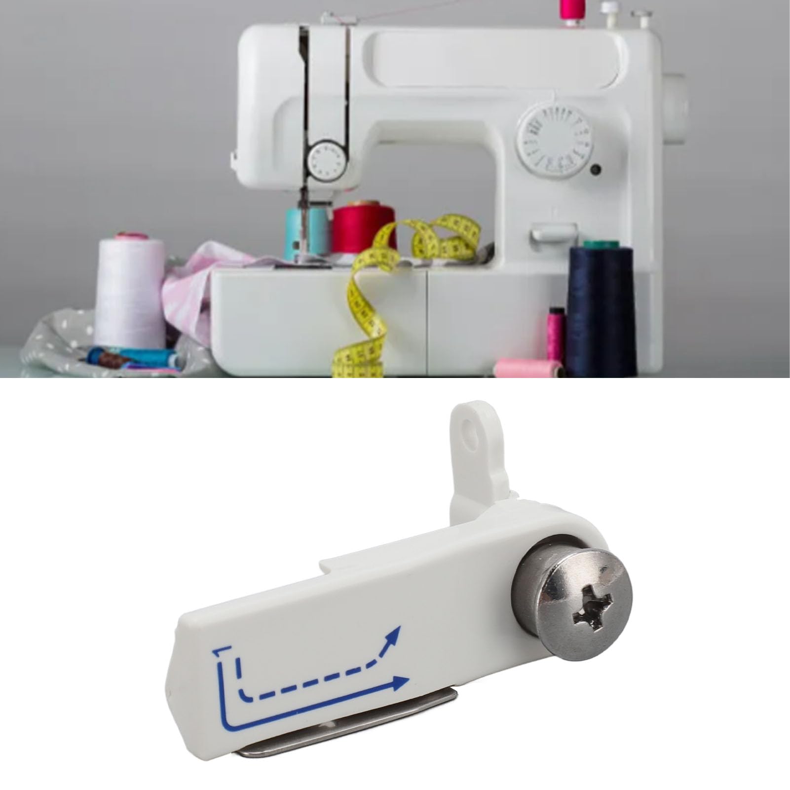Ensemble Enrouleur De Canette Avec Manivelle Pour Machines à Coudre Bernette - Accessoire Pratique Et Durable