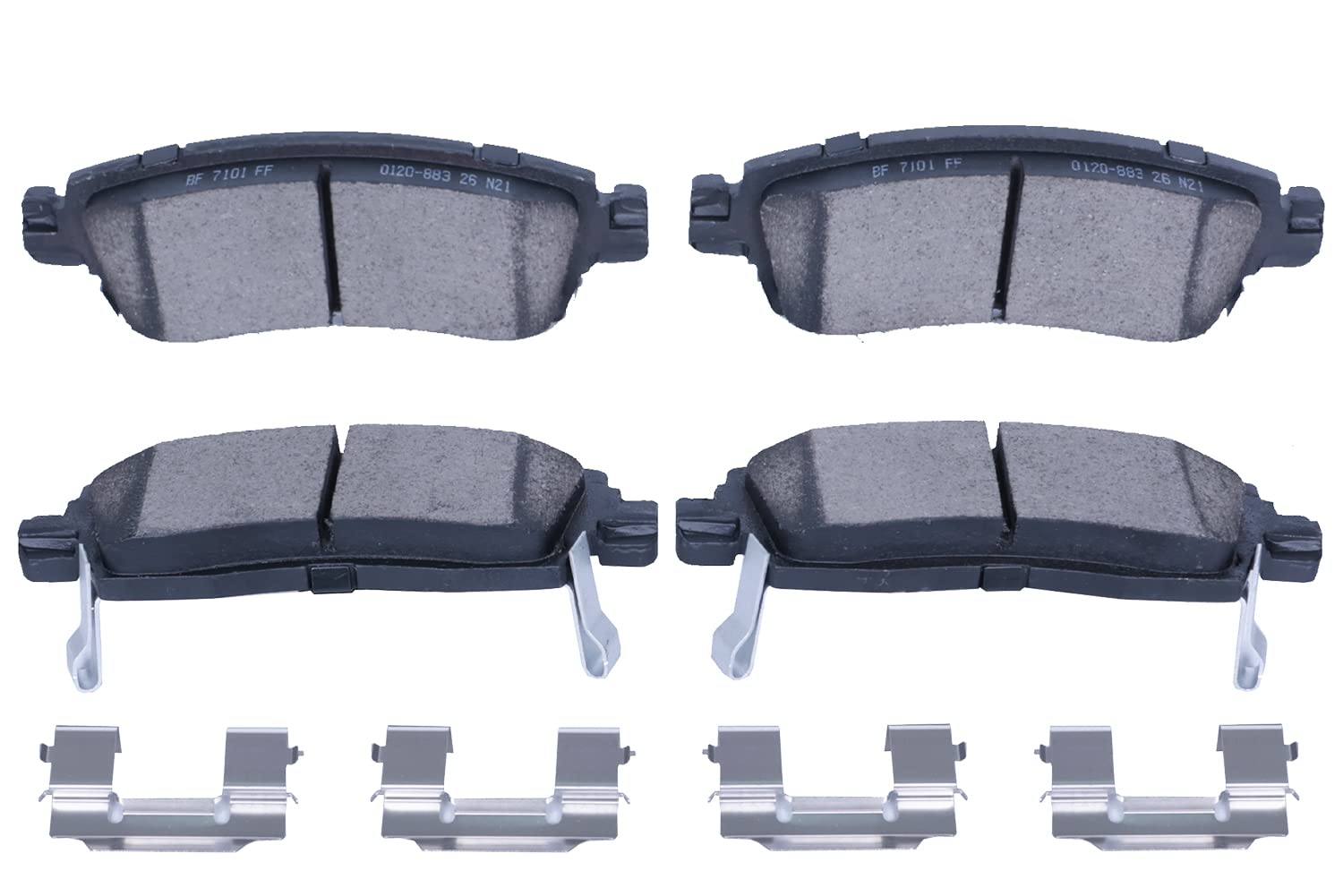 Rear Brake Pads Ceramic Set Replacement For Gmc Acadia Envoy Chevy Traverse SSR - D883
