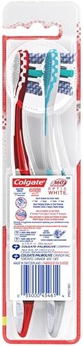 Miniatura 3 de Colgate Cepillo de dientes blanco óptico avanzado 360 suave 2 unidades